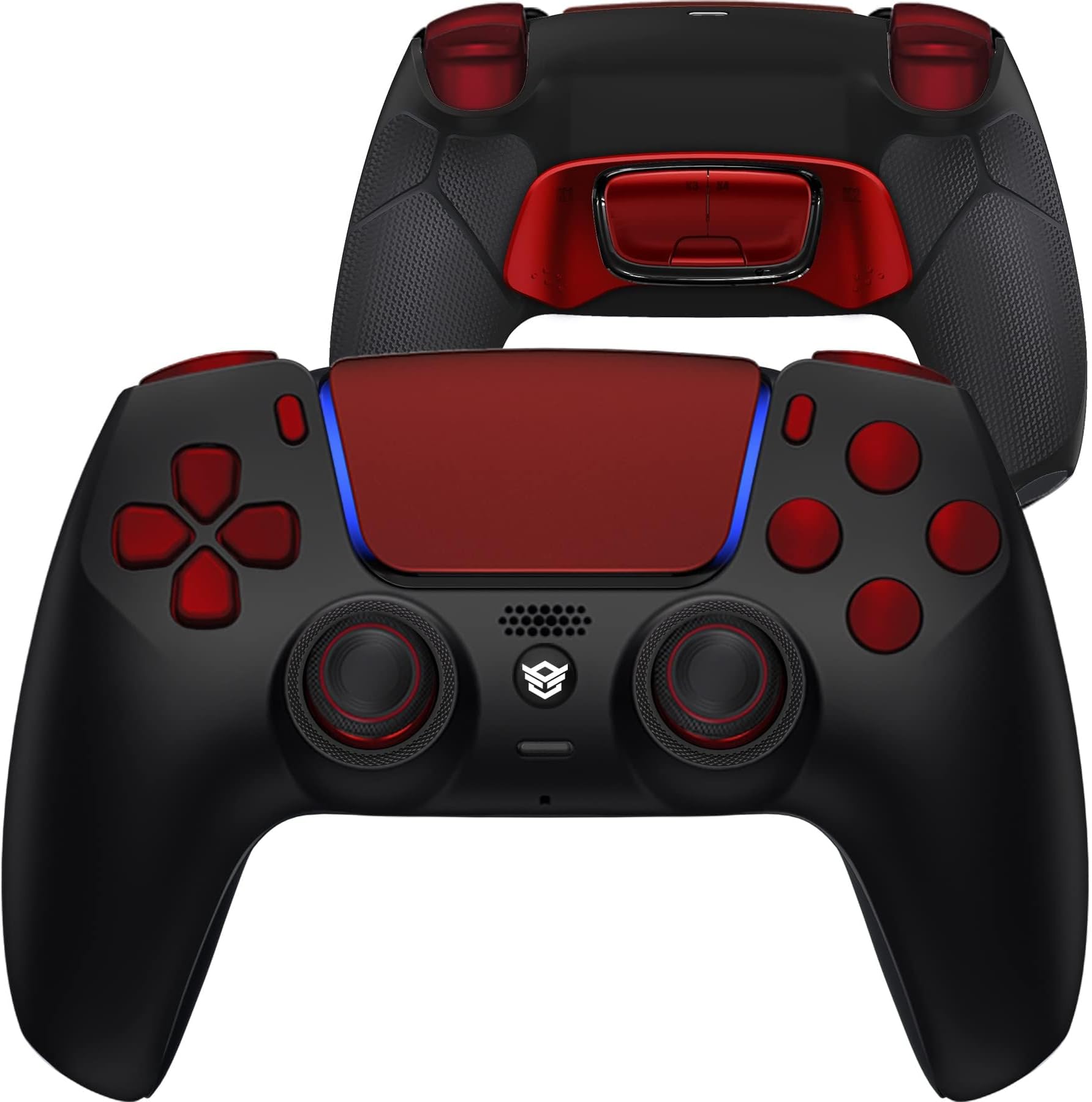 HEXGAMING Ultimate Controller 4 Mappable Paddles & Interchangeable Thumbsticks & Triggers for Customized P5 Controller PC Wireless FPS Esport Gamepad