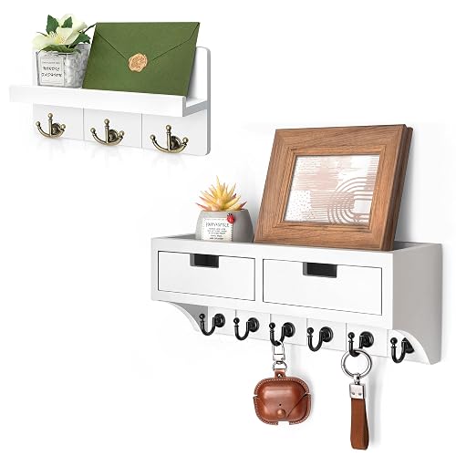 Modern Farmhouse Key Holder Wall Mount Duo - Key and