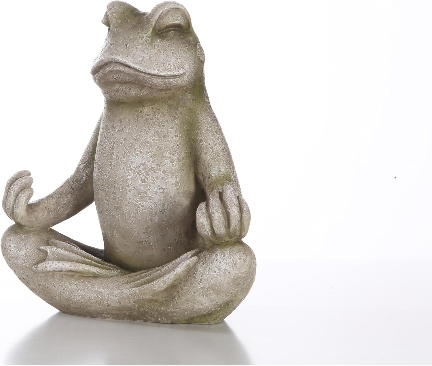 Hi-Line Gift Ltd Frog Sitting Lotus