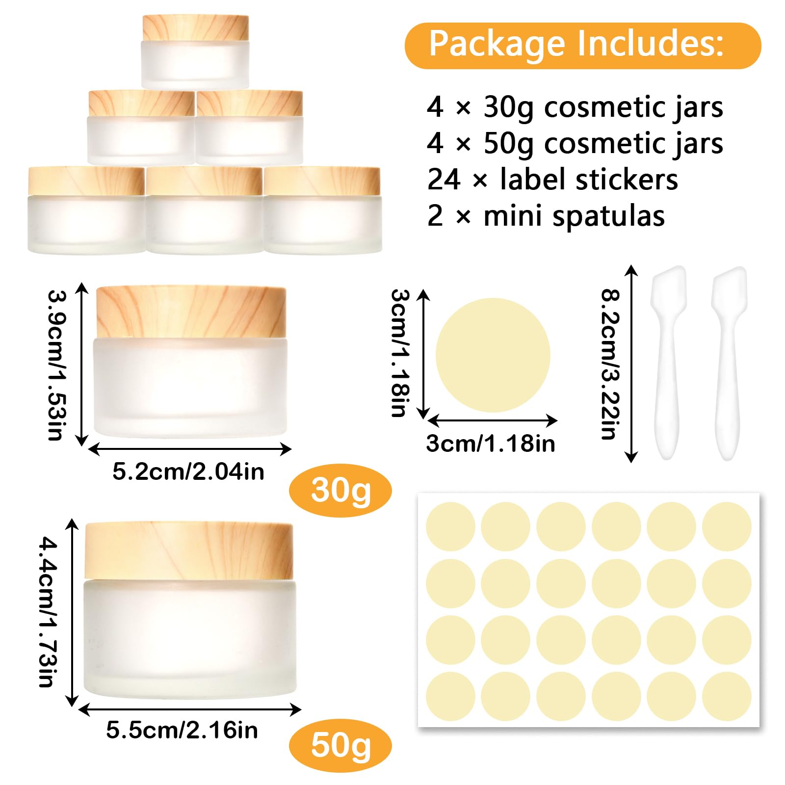 30 Flaconi Da Viaggio 30ml Con Etichette - Bottigline Plastica Per Shampoo, Creme E Liquidi - Foto 9