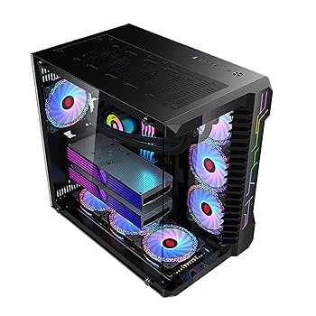 Amazon.co.jp: pcケース ミドルタワー ピラーレス ゲーミングpc