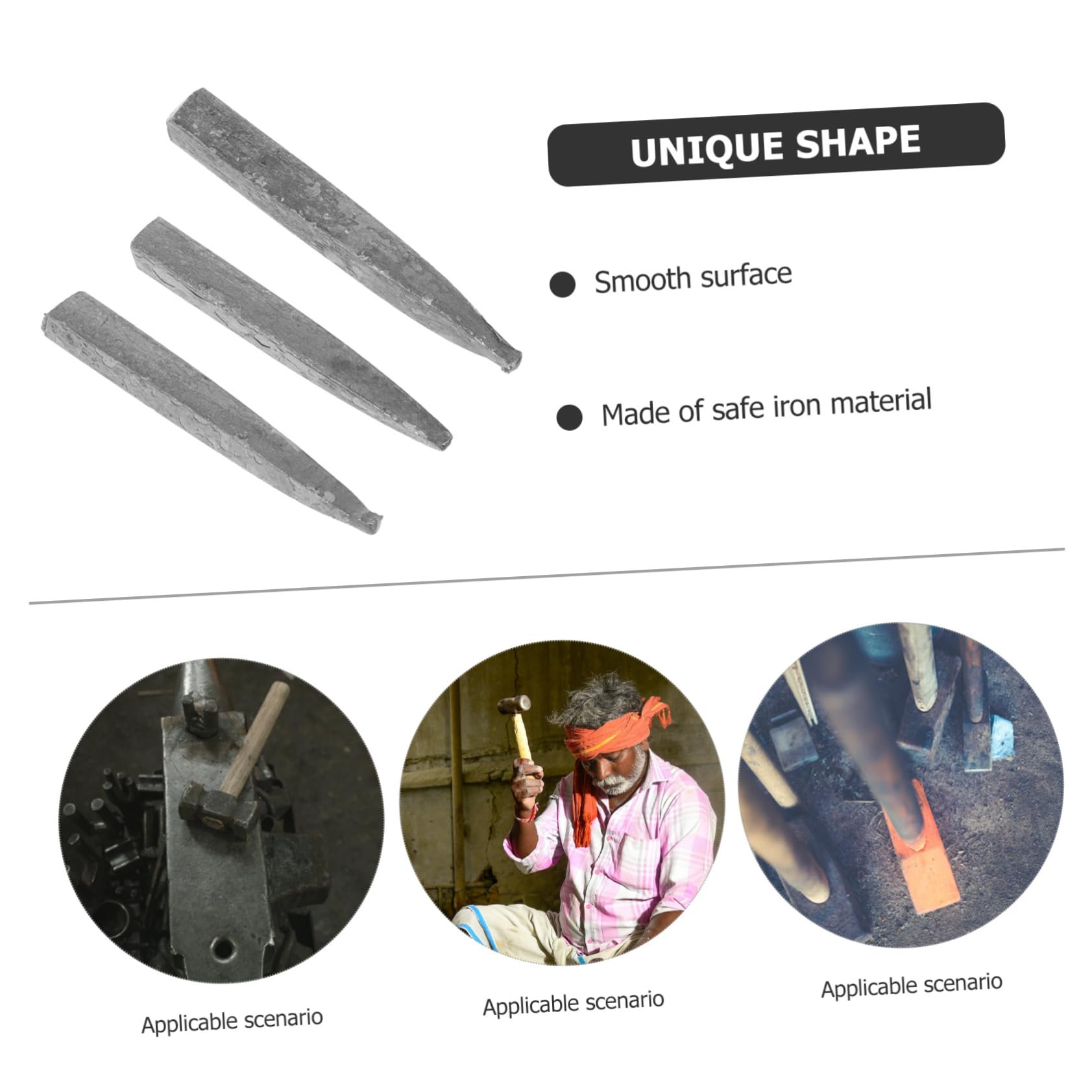 ごはんです ABOOFAN 5セット 斧のくさびハンマーのくさび 波形三角ウェッジ 屋外用