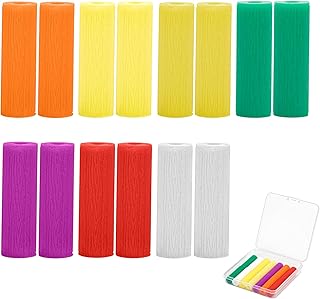 14 Pcs Aligner Chewies, Reusable Aligner Trays Chompers, Mixed Colors Orthodontic Chompers, Retainer Trays Seaters for Invisible, Dental Teeth Chewies with Travel Carrying Case