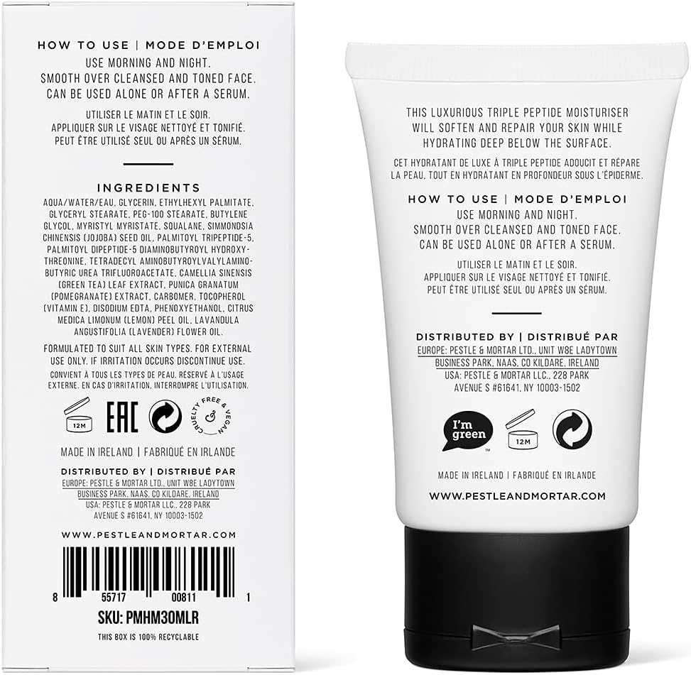 Pestle & Mortar Hydrate - Lightweight Face Moisturiser - 30ml, 30 g (Pack of 1) - Image 4