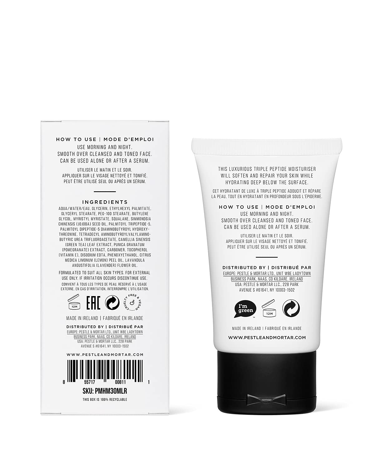 Pestle & Mortar Hydrate - Lightweight Face Moisturizer - 30ml