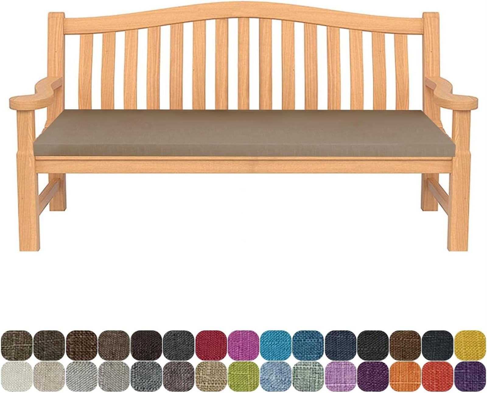 のの Amazon.com: MCOSU Bench Cushion - Outdoor/Indoor Patio Porch