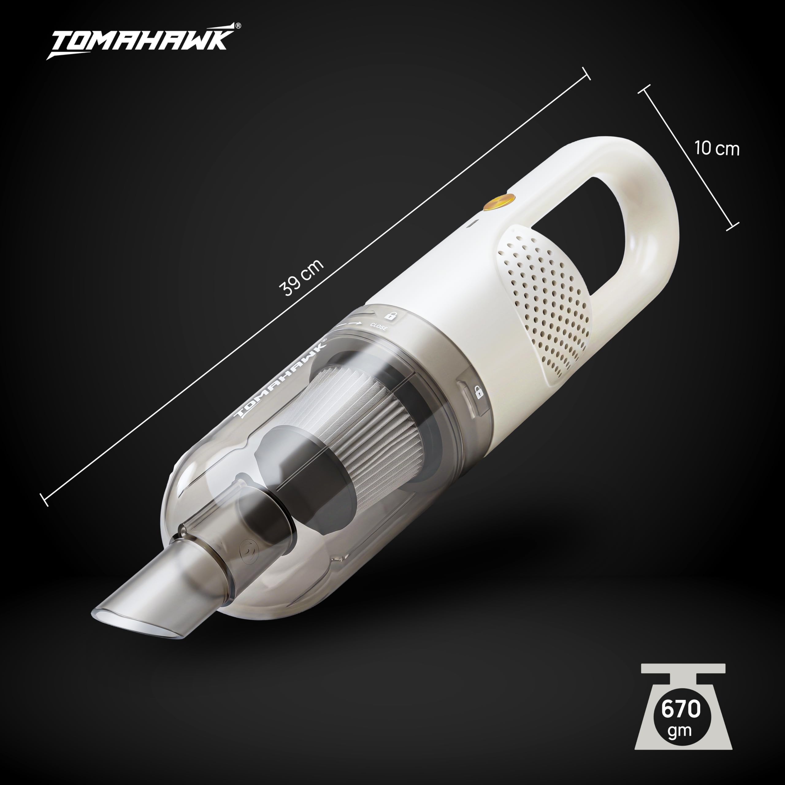Tomahawk TCV-360 Cordless Vacuum - Powerful & Quiet -7 Tomahawk TCV-360 Cordless Vacuum - Powerful & Quiet -7