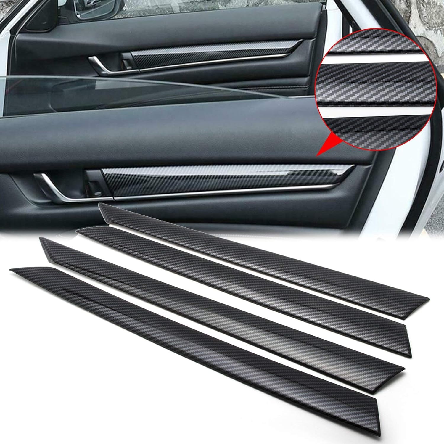 Xotic Tech Interior Side Door Panel Strip Cover Trim