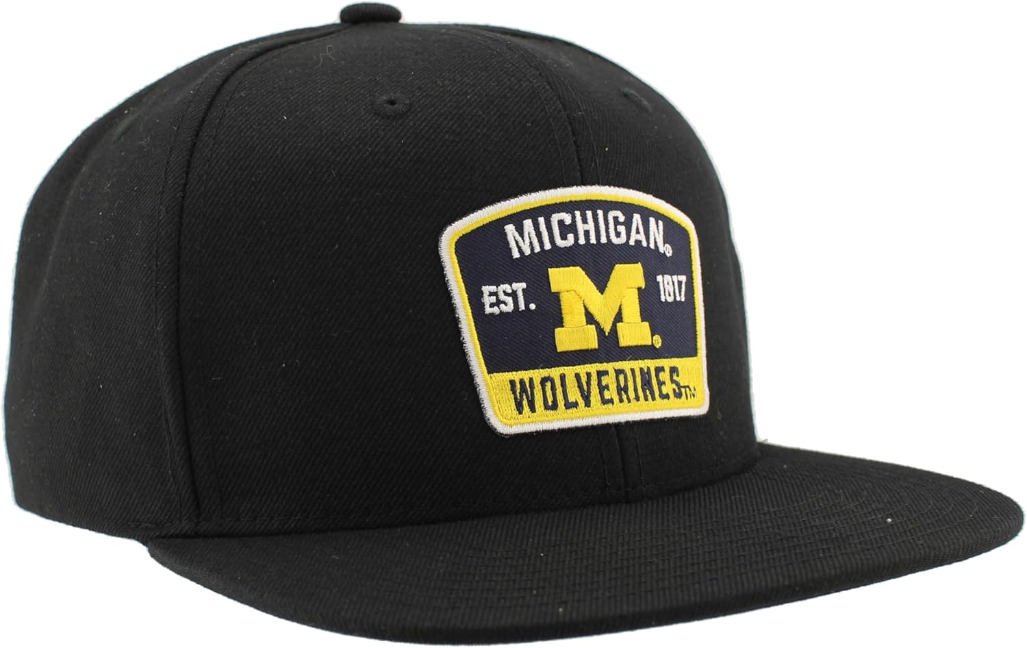 Michigan Wolverines NCAA Officially Licensed Hat Flat Snapback Z11 Switchback Black - Image 5
