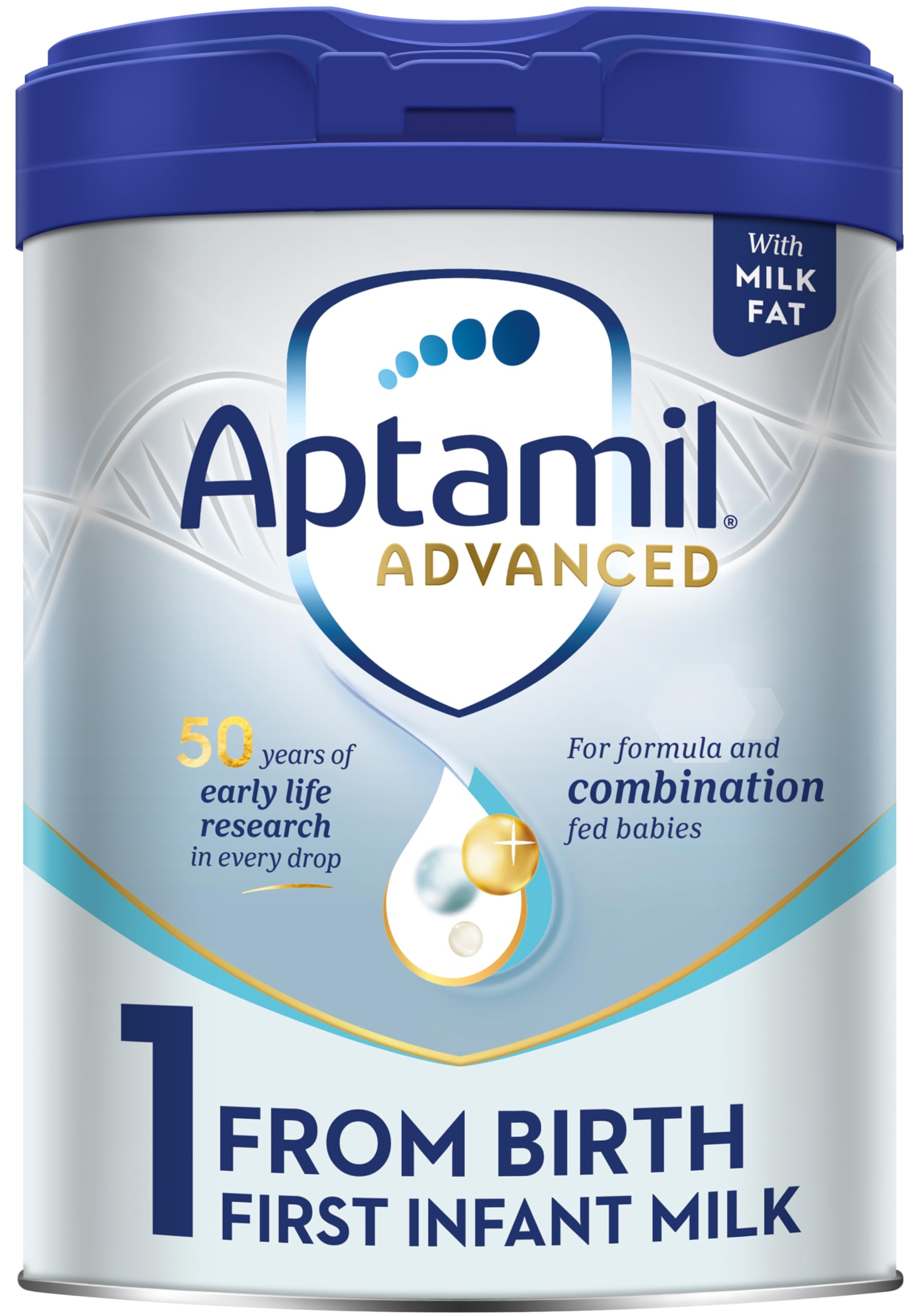 AptamilAdvanced 1 First Infant Baby Milk Powder Formula, from Birth, 800g