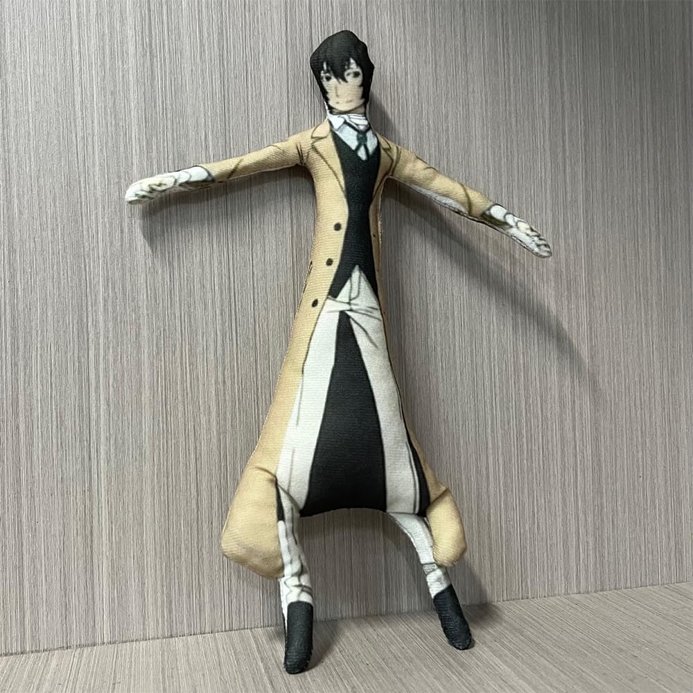 BSD Dazai Osamu Soft Figure Twistable Anime Figure with Wire Frame Poseable Cartoon Decoration Gifts - Image 2