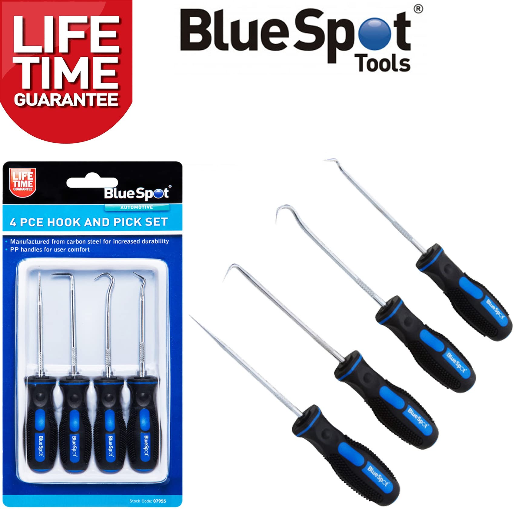 4X BlueSpot Professional Pick & Hook Probe Set | O Ring - Foto 5