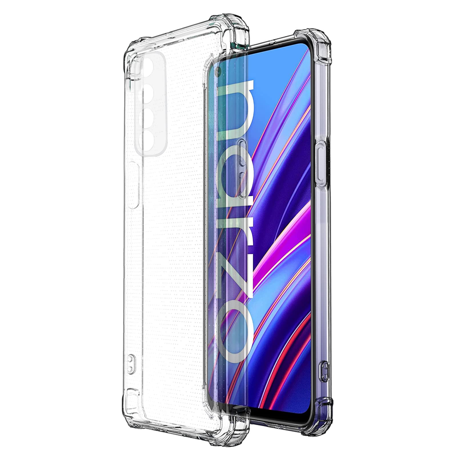 Amazon Brand - Solimo Silicone Mobile Back Cover for Realme Narzo 30 (REALME-NARZO30-TPU-CLEAR_Clear) (B09JCFRG4N) Amazon Price History, Amazon Price Tracker