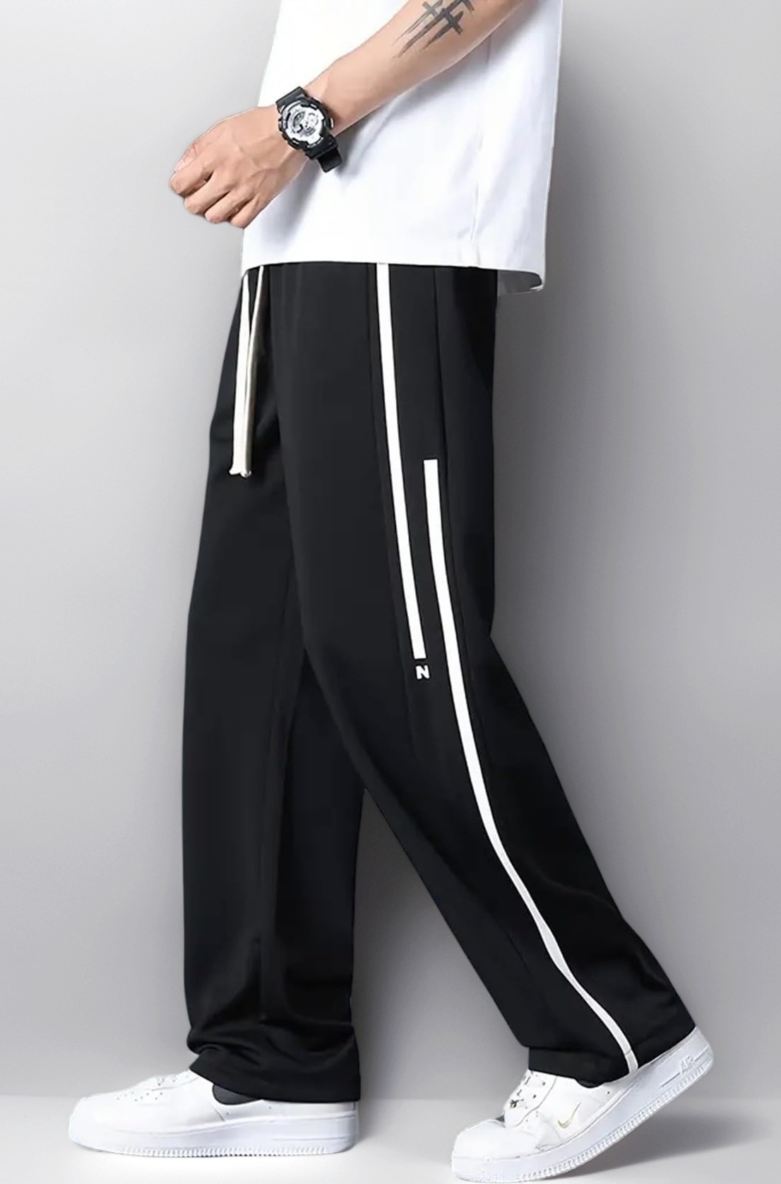 Track Pant for Men || Stylish Look Disign Track Pant || Side Stripe Look Style Pant (Packs Also Available) (TP-34-35)