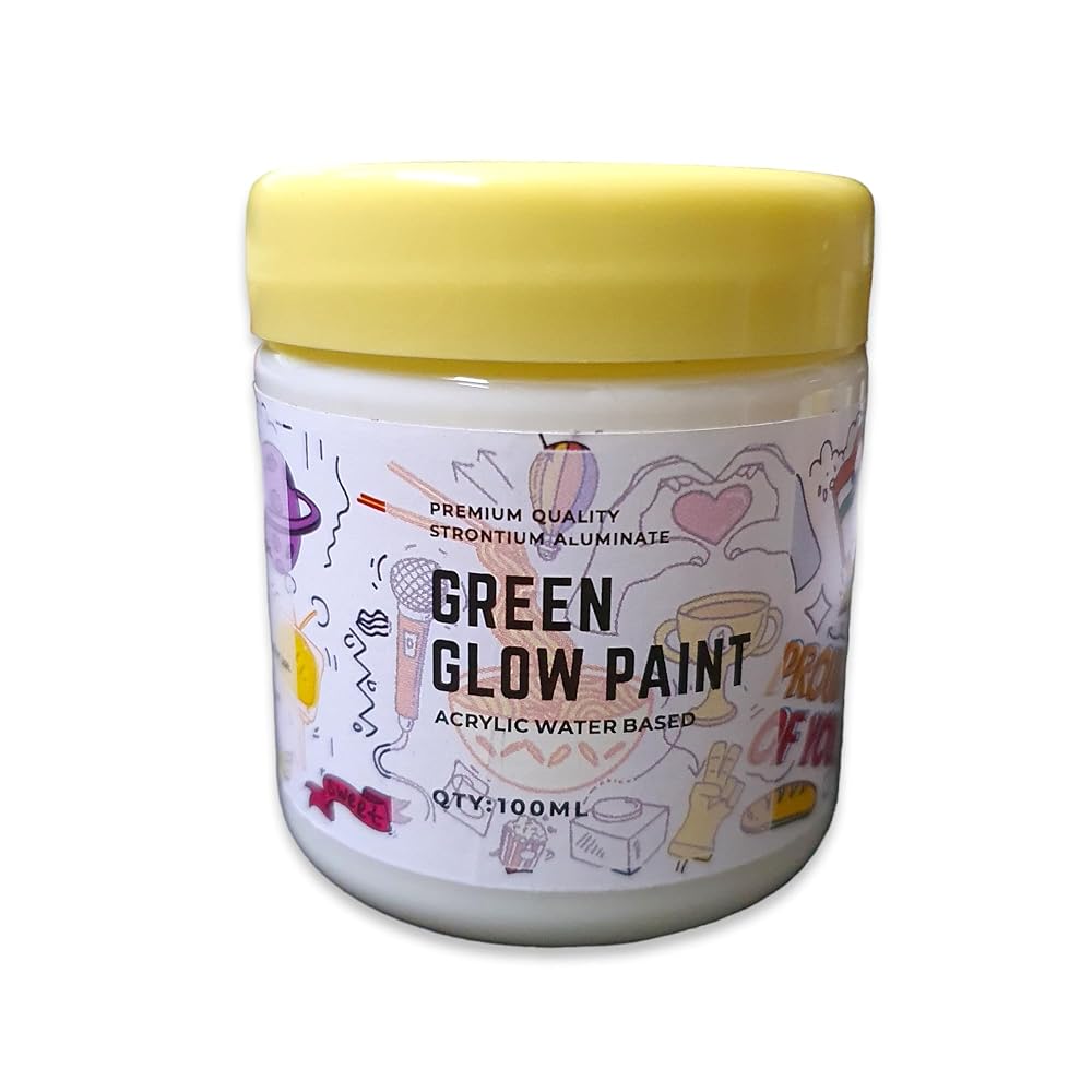 Non Toxic Glow in the Dark Paint Green, 100 ML Trinidad and Tobago Ubuy