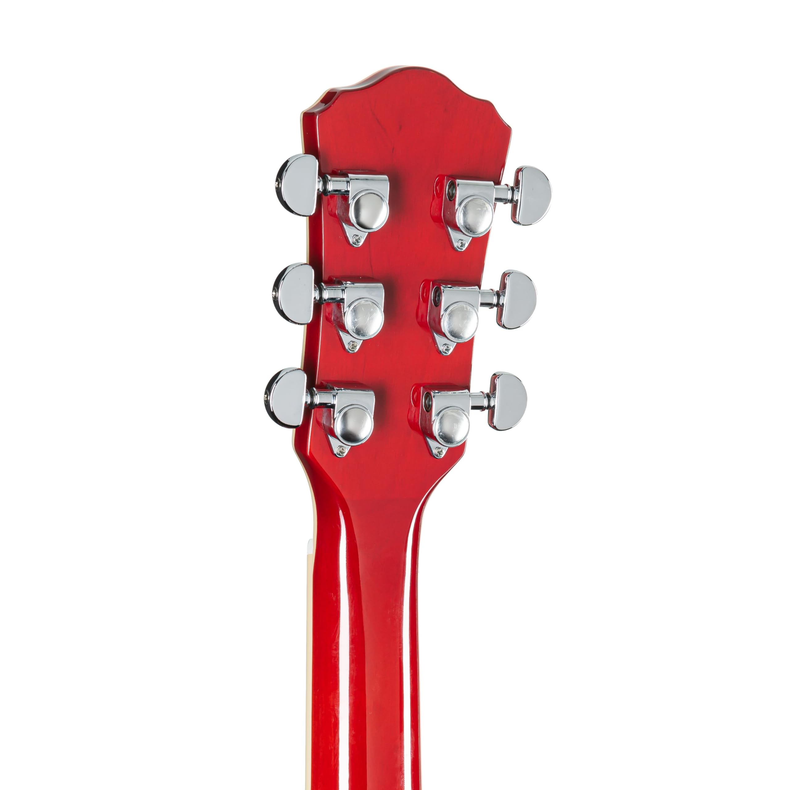 J & D SH-1 II Red - Halbakustik Gitarre