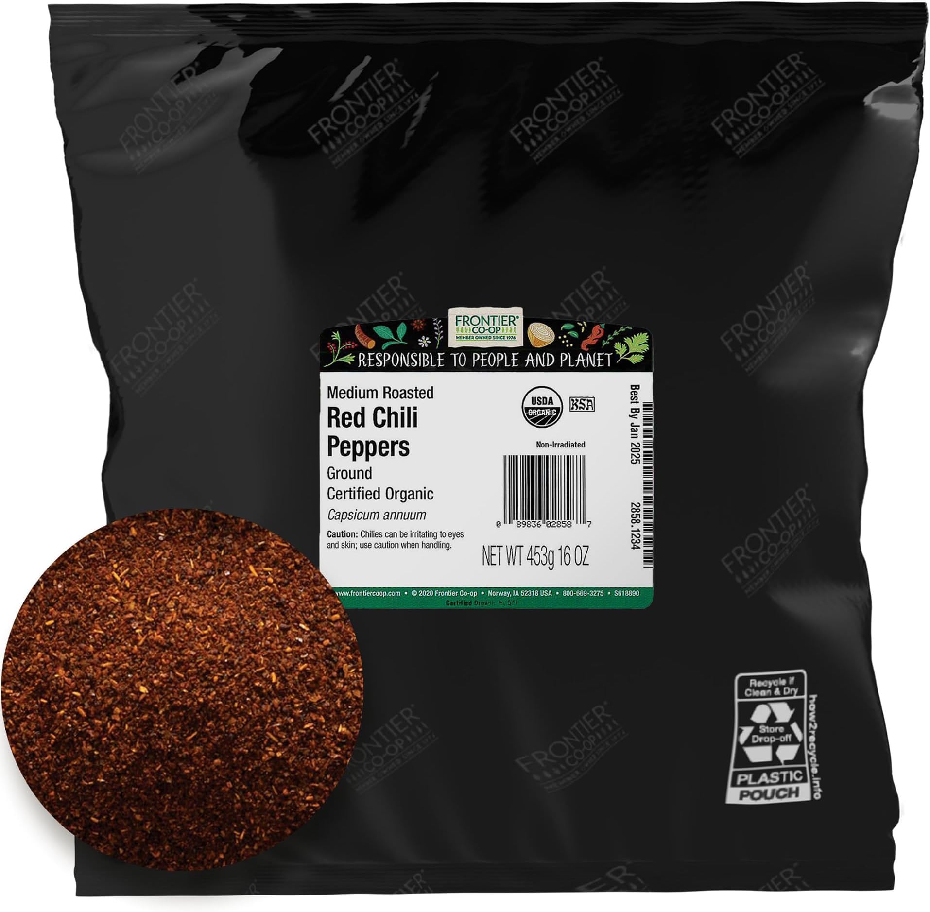 Frontier Chili Powder Blend, Fiesta, 16 Ounce Bag Grocery & Gourmet Food