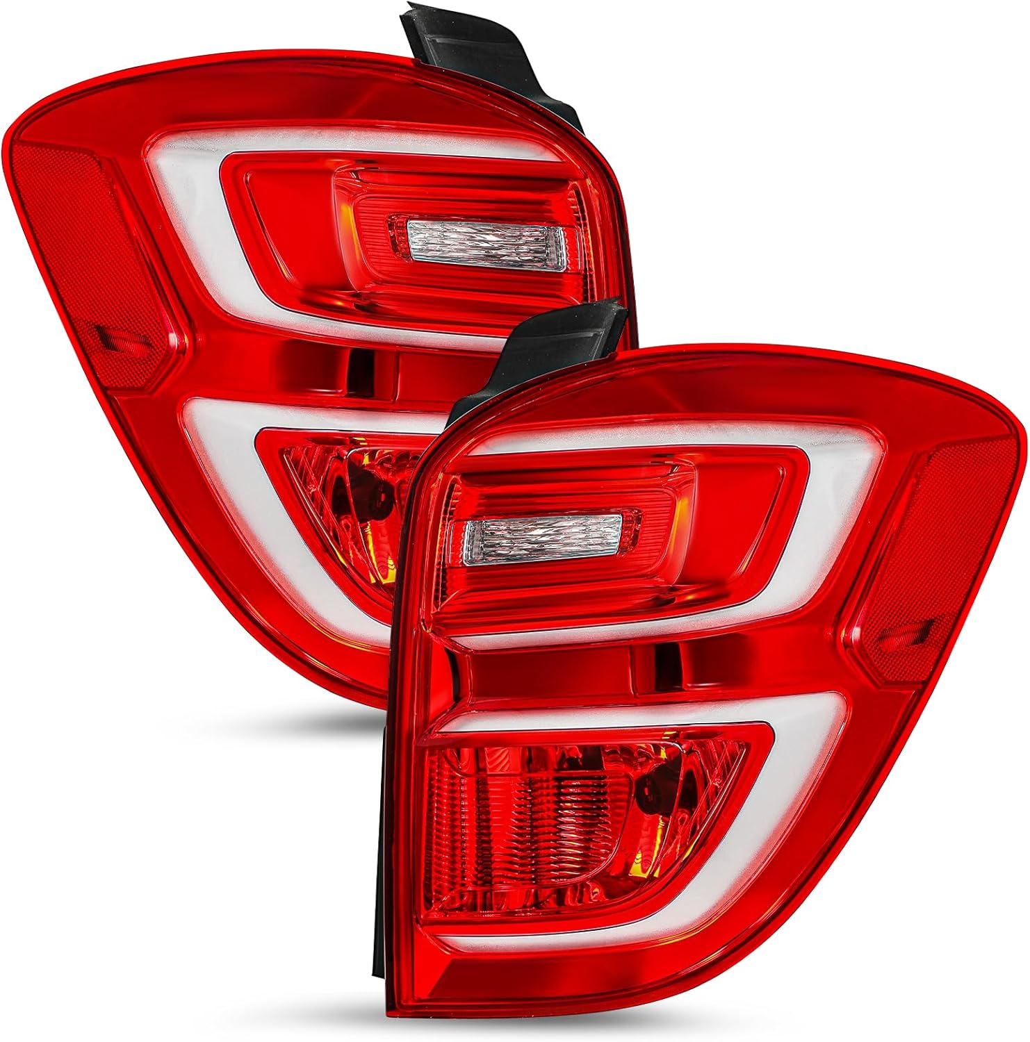SOCKIR Tail Light Assembly Fits 2016 2017 Chevy Equinox Rear Taillight Halogen Outer Tail Lamp Left Driver Side