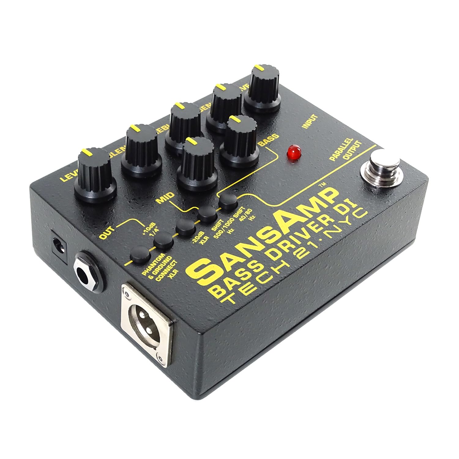 Tech 21 SansAmp Bass Driver DI V2 Preamp Effektpedal + keepdrum Netzteil