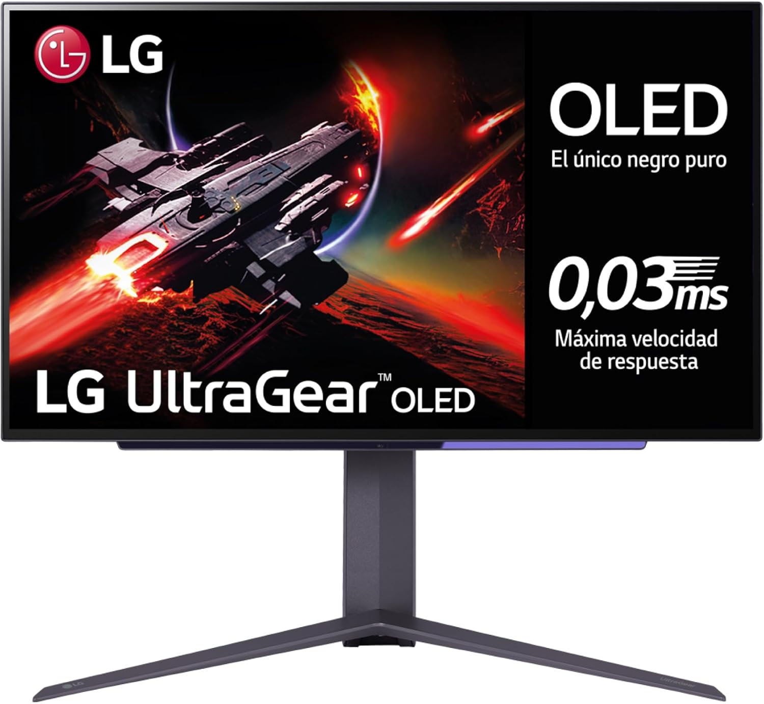 Ecran PC gaming LG 27GR95QE B 27″ QHD Noir