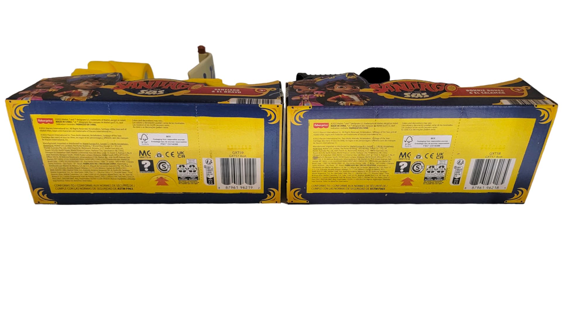 Bonnie Bones Pirate Ship Fisher-Price Santiago Of The Seas Bonnie Bones  Figure & El Calamar Pirate Ship Toy Playmobil Pirate