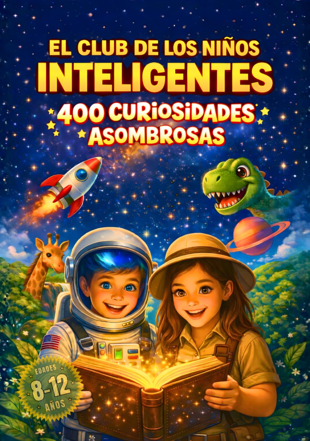 El Club de los Niños Inteligentes – 400 Asombrosas Curiosidades para Niños de 8 a 12 Años: Descubre datos increíbles sobre animales, ciencia, ... artificial, cómics y mucho mucho más...
