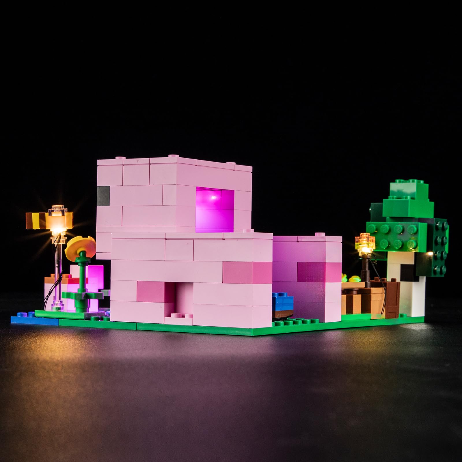 YEABRICKS LED Light for Lego-21268 Minecraft The Baby Pig House Building Blocks Model (Building Set NOT Included) - Image 4
