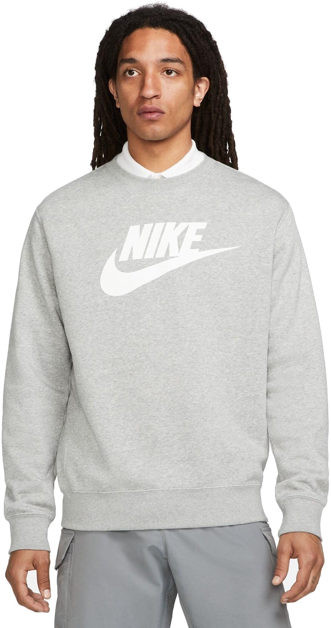 Nike M NSW Club BB Crew Gx Long Sleeve Top Hombre