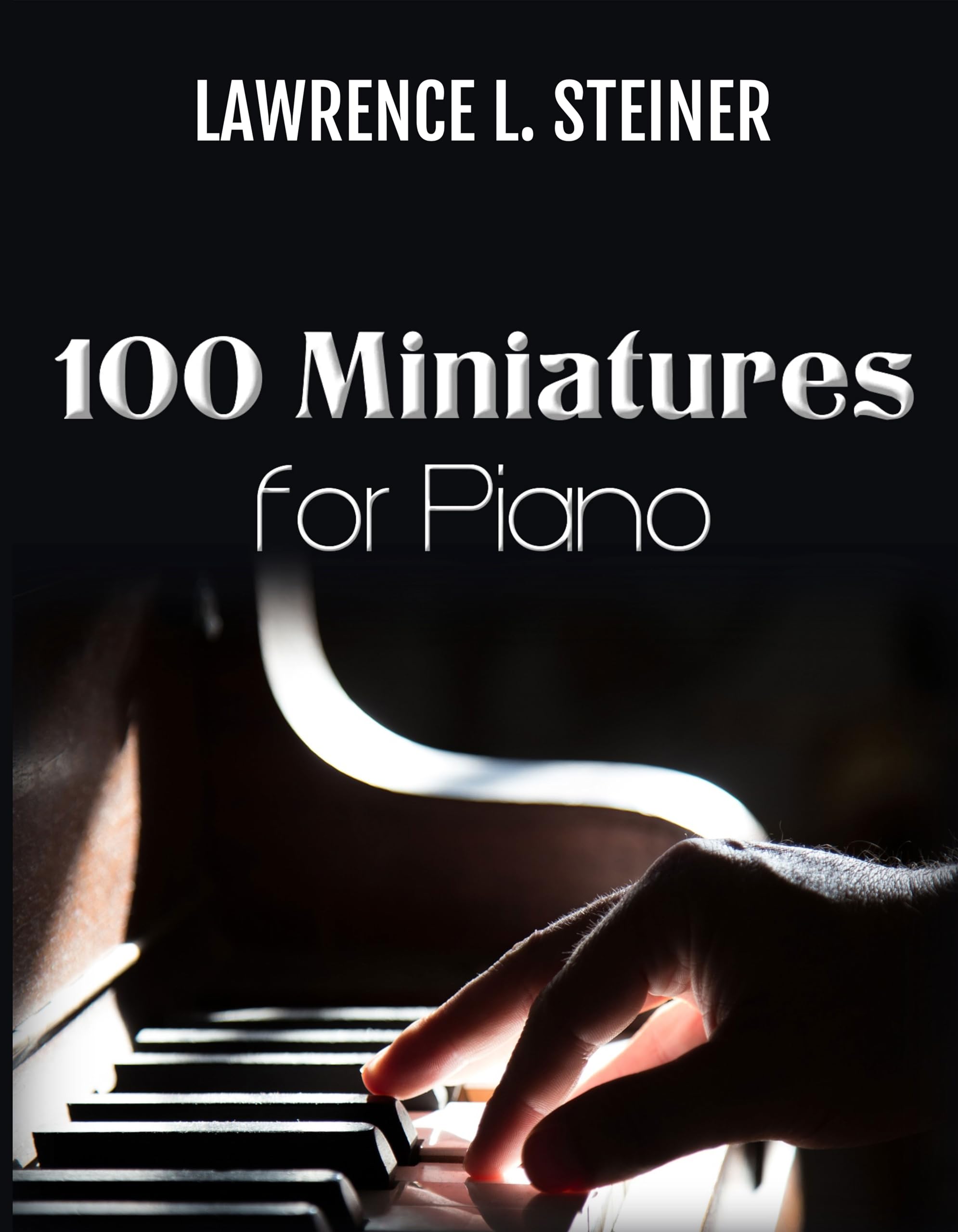 Partition piano facile avec 100 miniatures de musique moderne en livre format moyen