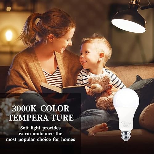 Miniatura 7 de Bombillas recargables con certificación UL, funciona con pilas, bombilla de emergencia de 2000 mAh, corte de energía, campamento, lectura,