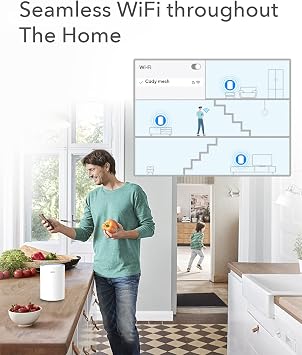 Cudy M1200 2-Pack AC1200 Whole Home Mesh WiFi System, AC1200 Dual Band WiFi Router, Range Extender, VPN, Ipv6, Ddns | 867+300 Mbps Dual-Band Wi-Fi 5, 2x 100M Ports, 50+ Clients, Seamless Mesh, WG/OVPN/IPsec VPN, Fast Roaming, Cable Incl