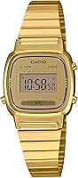 "Relogio Casio Vintage Feminino Digital, Caixa de 2,46 Cm, Pulseira de METAL, WR - LA670WGA-9DF"