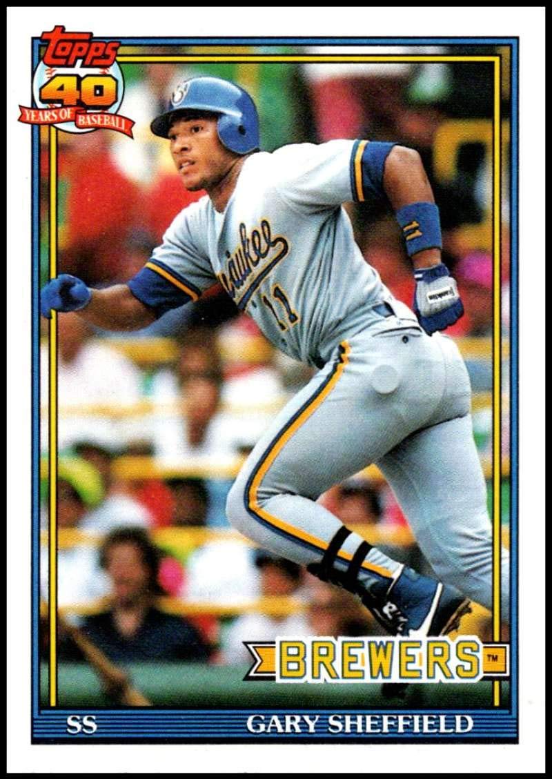 Amazon.com: Baseball MLB 1991 Topps #68 Gary Sheffield VG