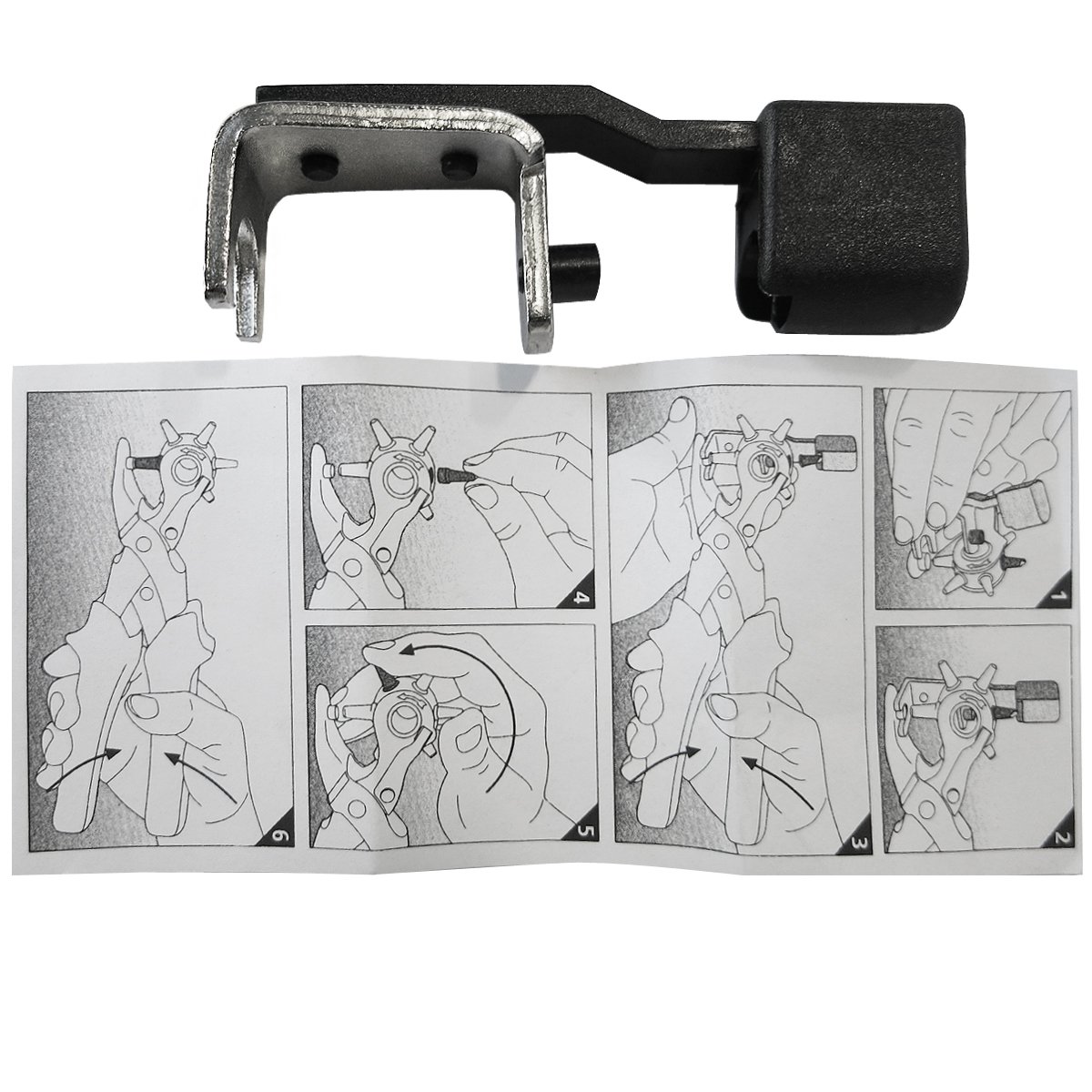 S&R Strumento Macchina Cambia Fustelle per pinza Perforatrice Buchi Cintura B019OS0TA4