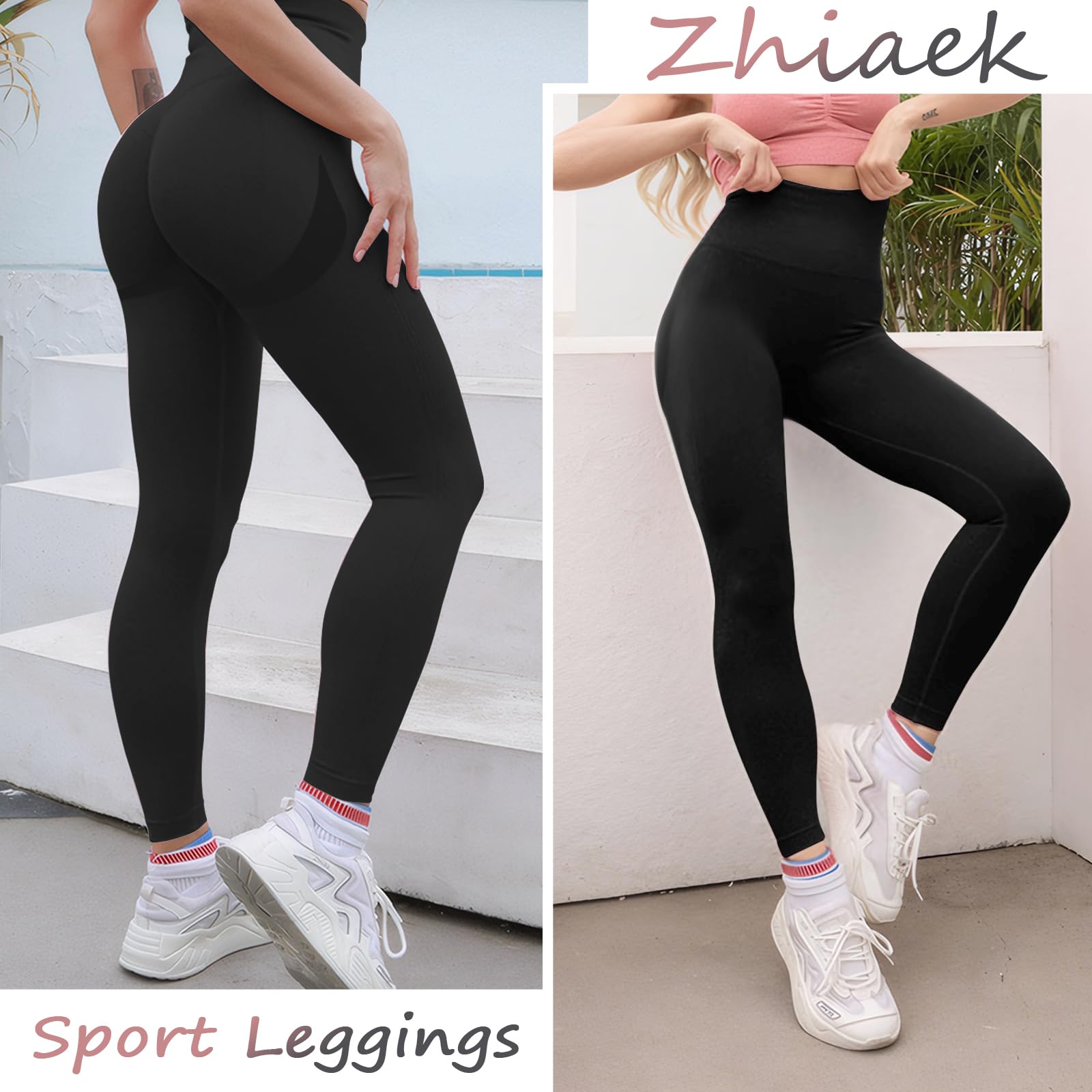 Damskie legginsy sportowe push up spodnie do jogi z wysokim stanem matowe antycellulitowe spodnie wyszczuplające odzież sportowa do fitnessu joggingu na siłownię
