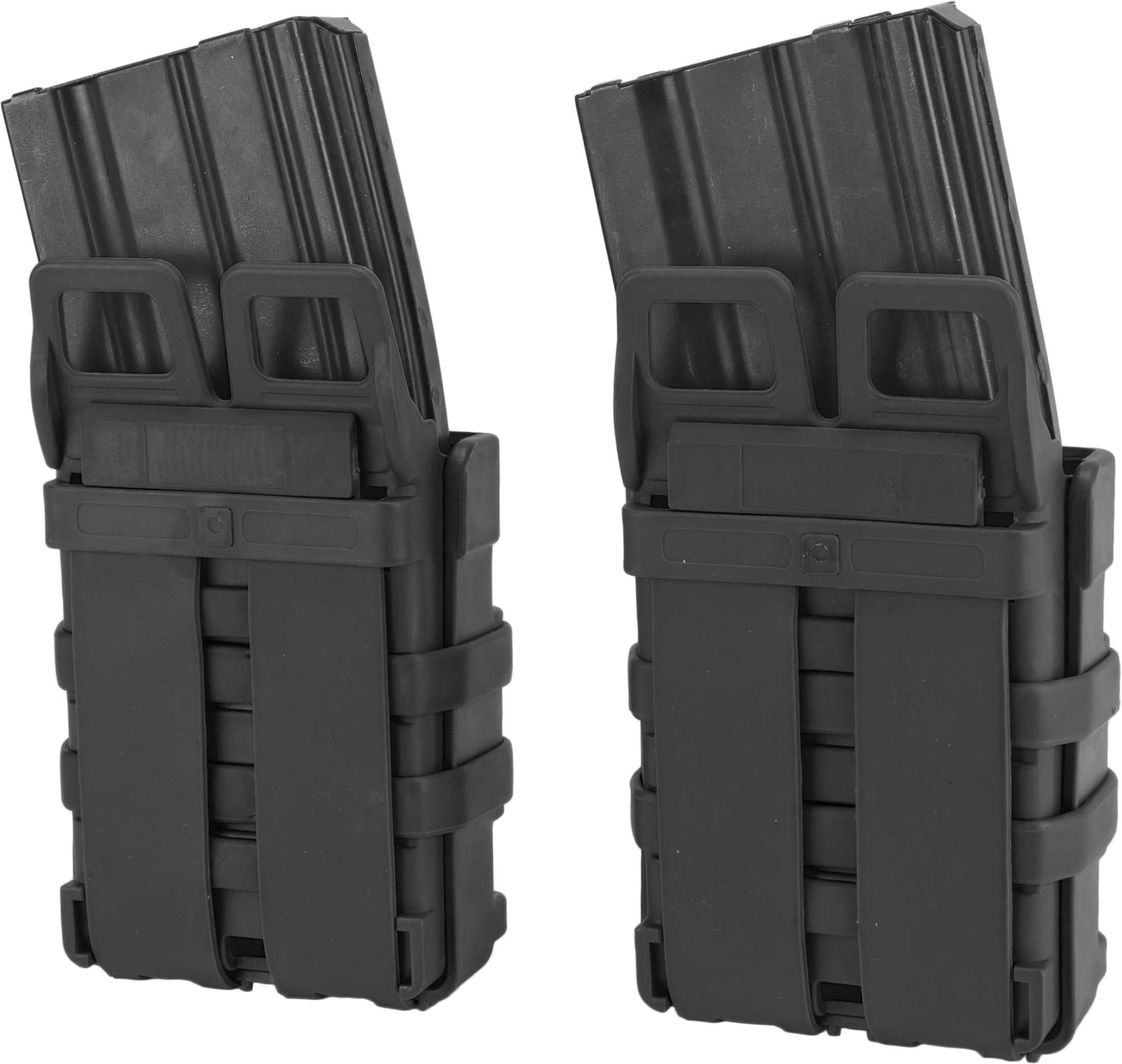 Evike Airsoft - Matrix Fast Hardshell Mag Holster - 2X Large Configuration (Color: Black)