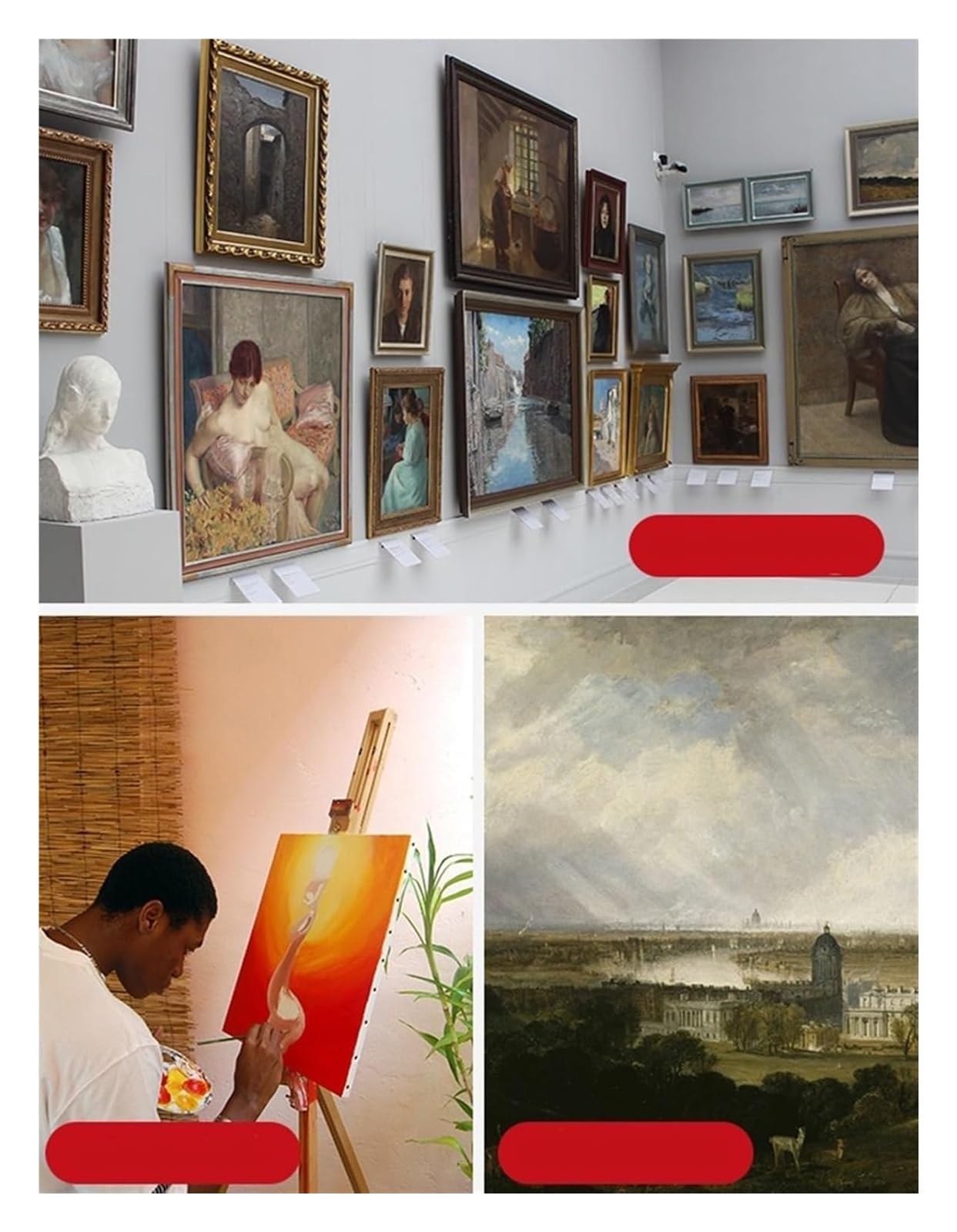Lienzo profesional de lino de 5 m para pintar, ideal para pinturas acrílicas y al óleo, 108 cm de ancho, suministros de arte perfectos para artistas, lienzo en blanco para resultados superiores