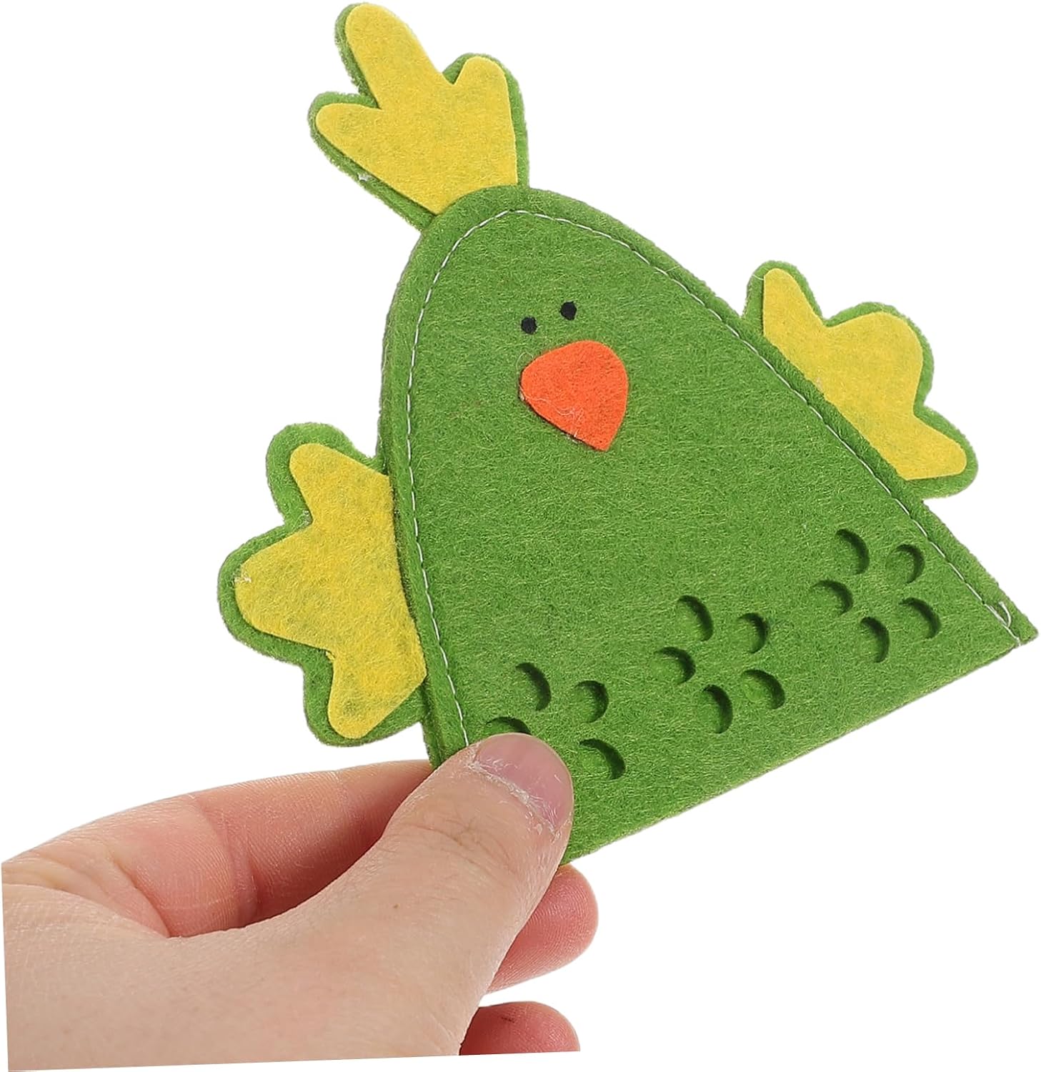 Generic 4pcs Chick-shaped Easter Covers Reusable Decorative Storage Bags for Spring Parties and Festive Table Decorations for Easter Celebrations image 4