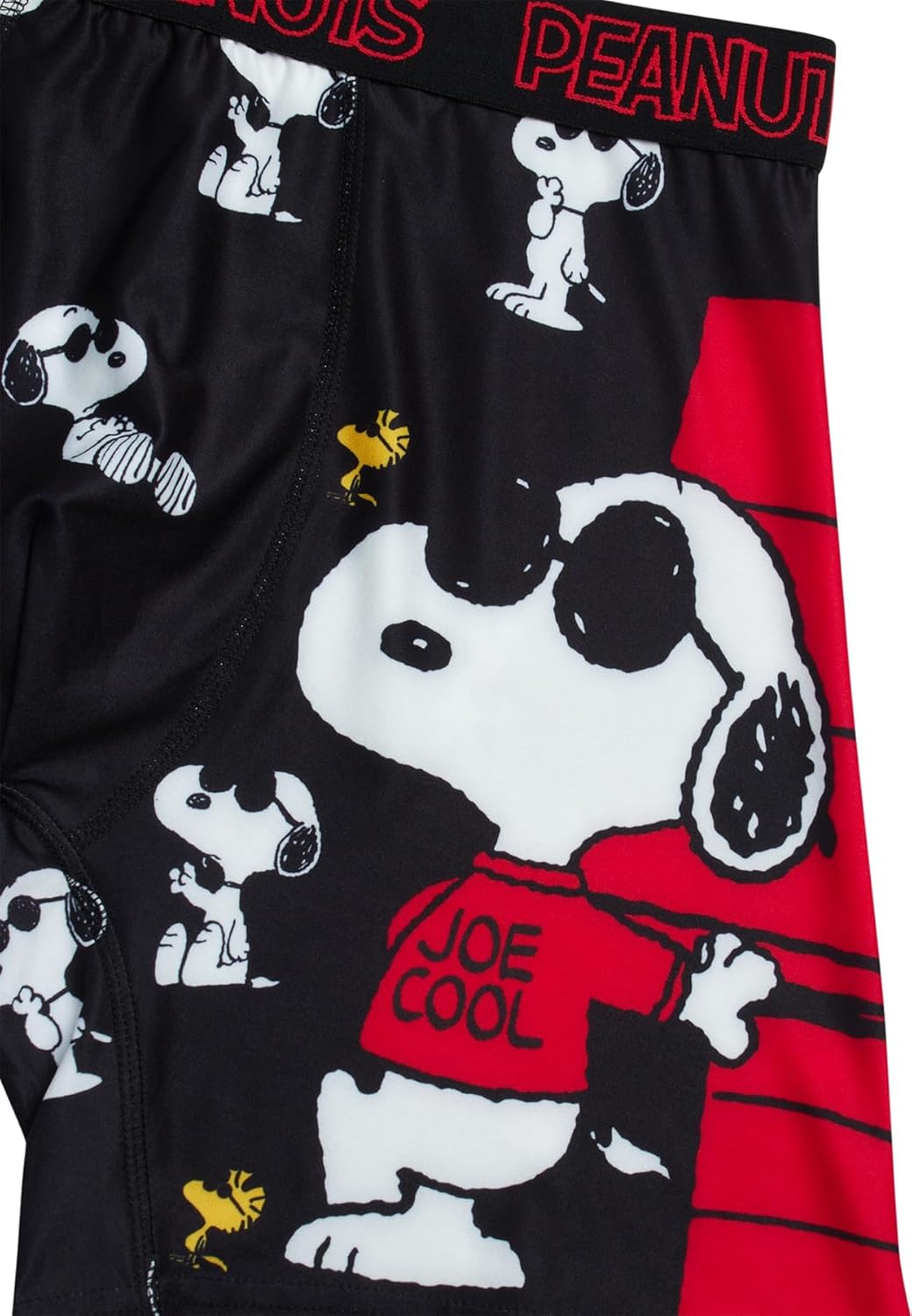 COCO BRANDS Mens Boxer Briefs - 1 Pack/2 Pack/3 Pack Peanuts Snoopy Lightweight Soft Stretch Fit Mens Underwear Boxer Briefs - Image 3