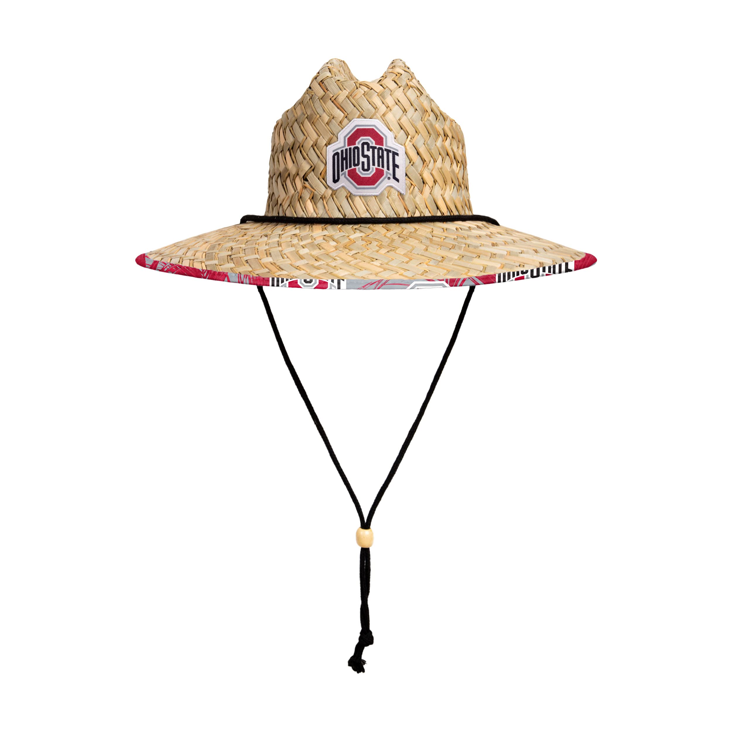 FOCO Herren NCAA College Team Logo Floral Lifeguard Strand Sonnenhut Strohhut, Einheitsgröße