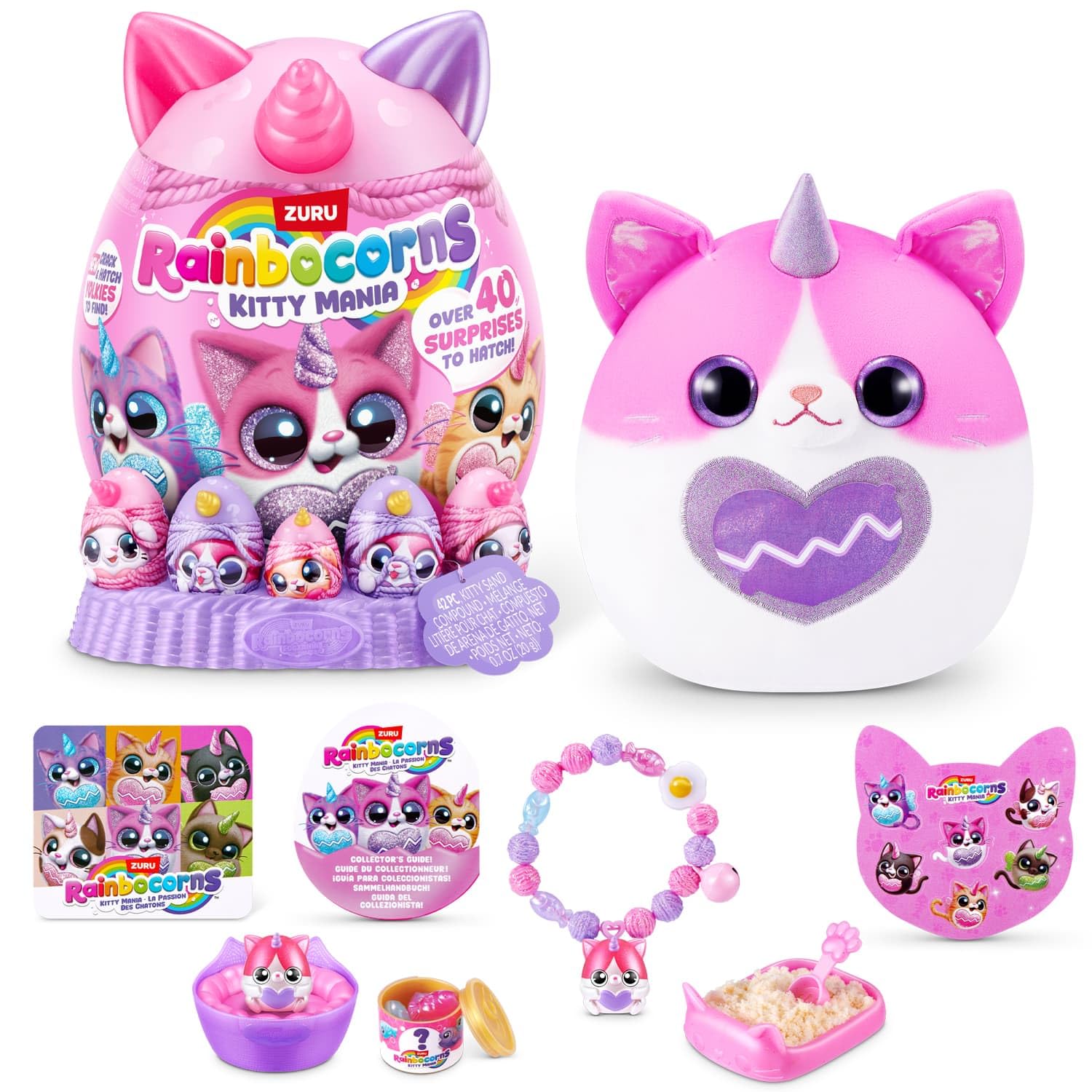 Rainbocorns Kitty Mania - Juego de 40 sorpresas en Interiores (Serie 2)