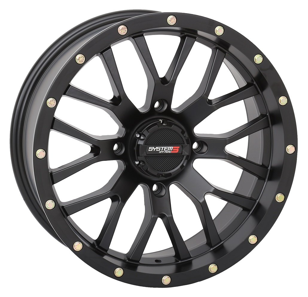 Amazon.com: System 3 ST-3 18x7 ATV/UTV Wheel - Matte Black (4/137