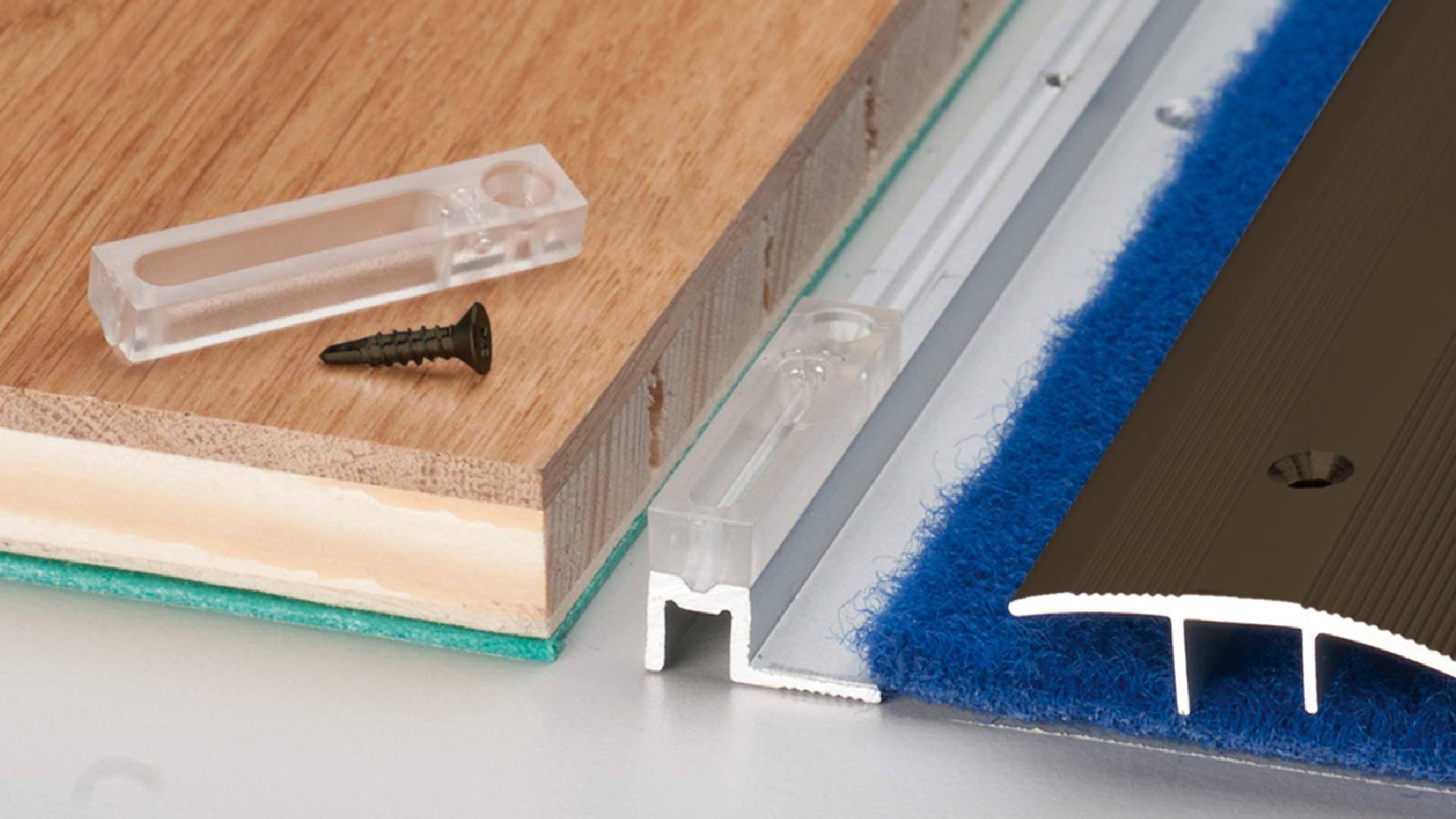 Profilo Di Regolazione PEP 90 Cm Havanna - Per Raccordi Pavimento, Alluminio, Spessori 6-18 Mm - Foto 7