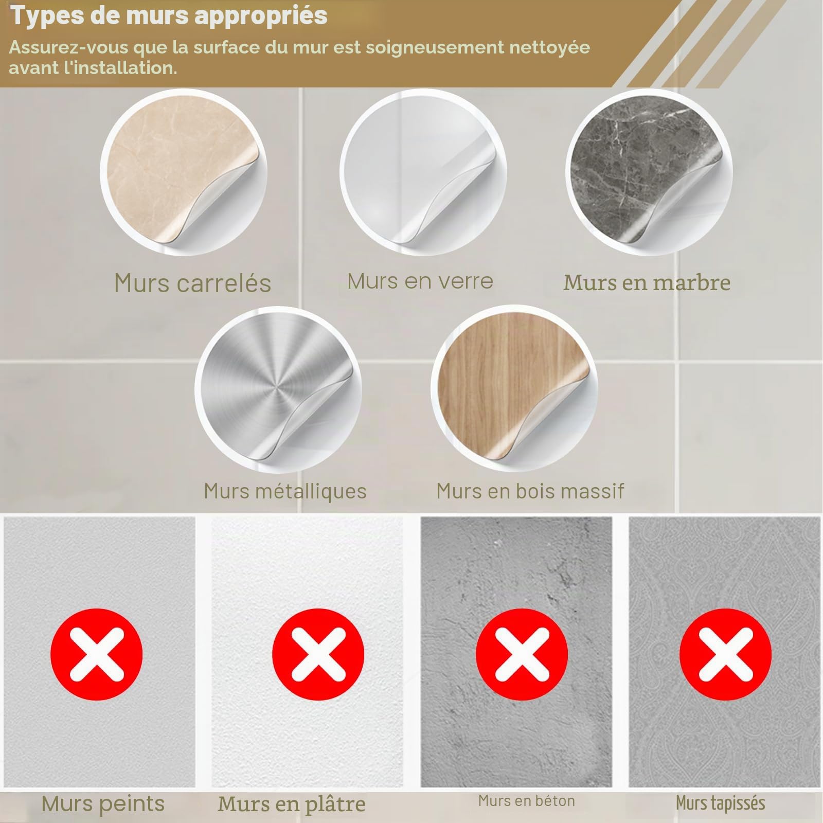 Tringle à rideau de douche pliable sans perçage, pliable et rotative, en alliage d'aluminium avec rideau de douche imperméable anti-moisissure 180 x 200 cm, pour salle de bain, baignoire (blanc/gris)