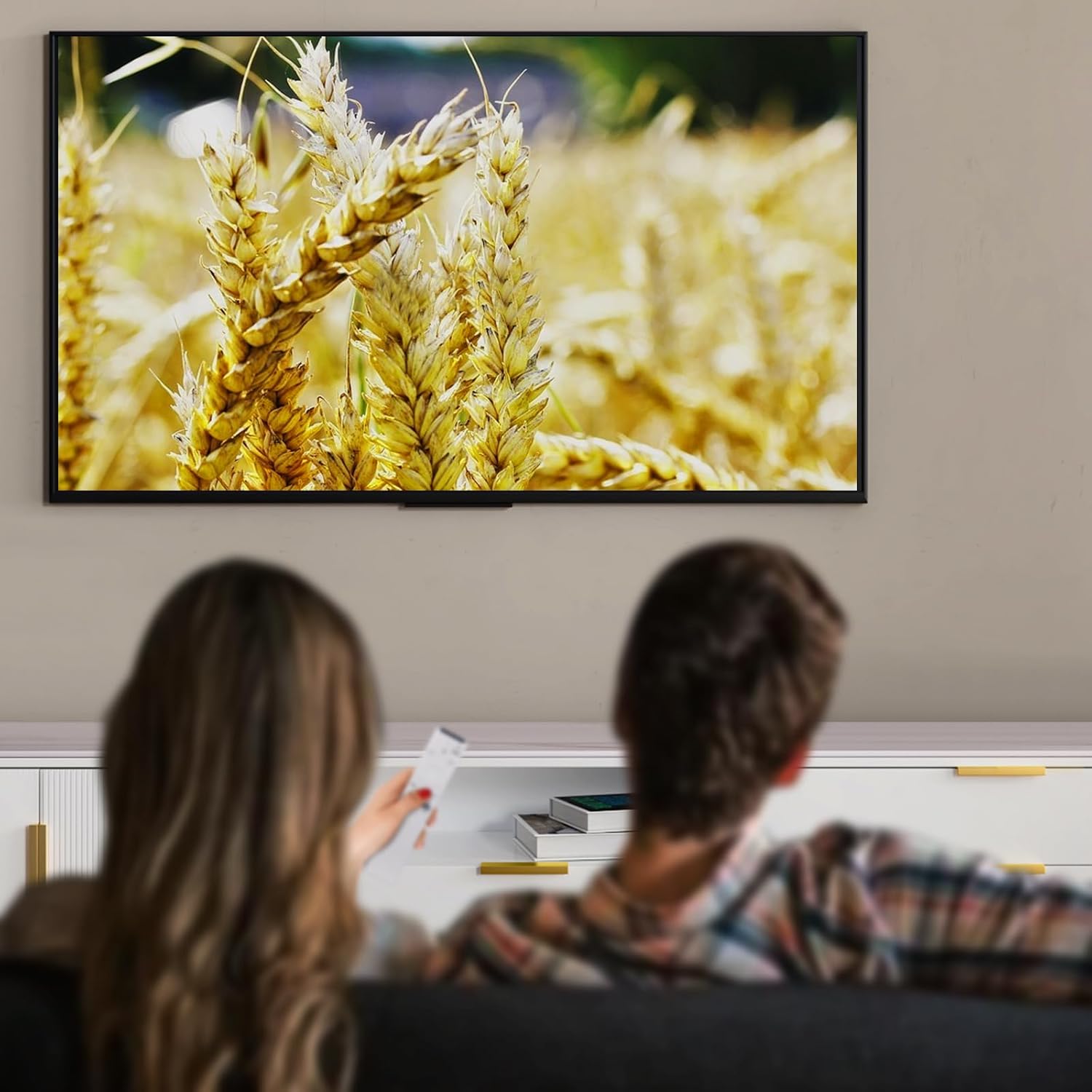 Remote control with pairing instructions highlighted