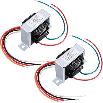 2 Pack 24V Control Transformer 40VA, Primary 120/208/240V Secondary Output, Class 2 Low Voltage Unit for HVAC Furnace Multi Tap, Replacement 4031F PF42440 GT446