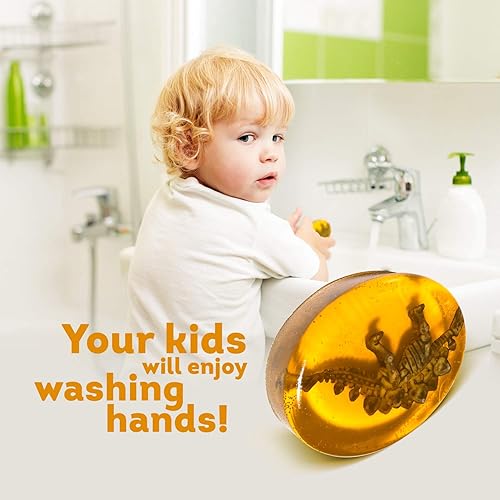 Miniatura 3 de Relaxcation Barra de jabón natural para niños con juguetes en el interior, juguete sorpresa dentro de la barra, fabricada en Estados Unidos con