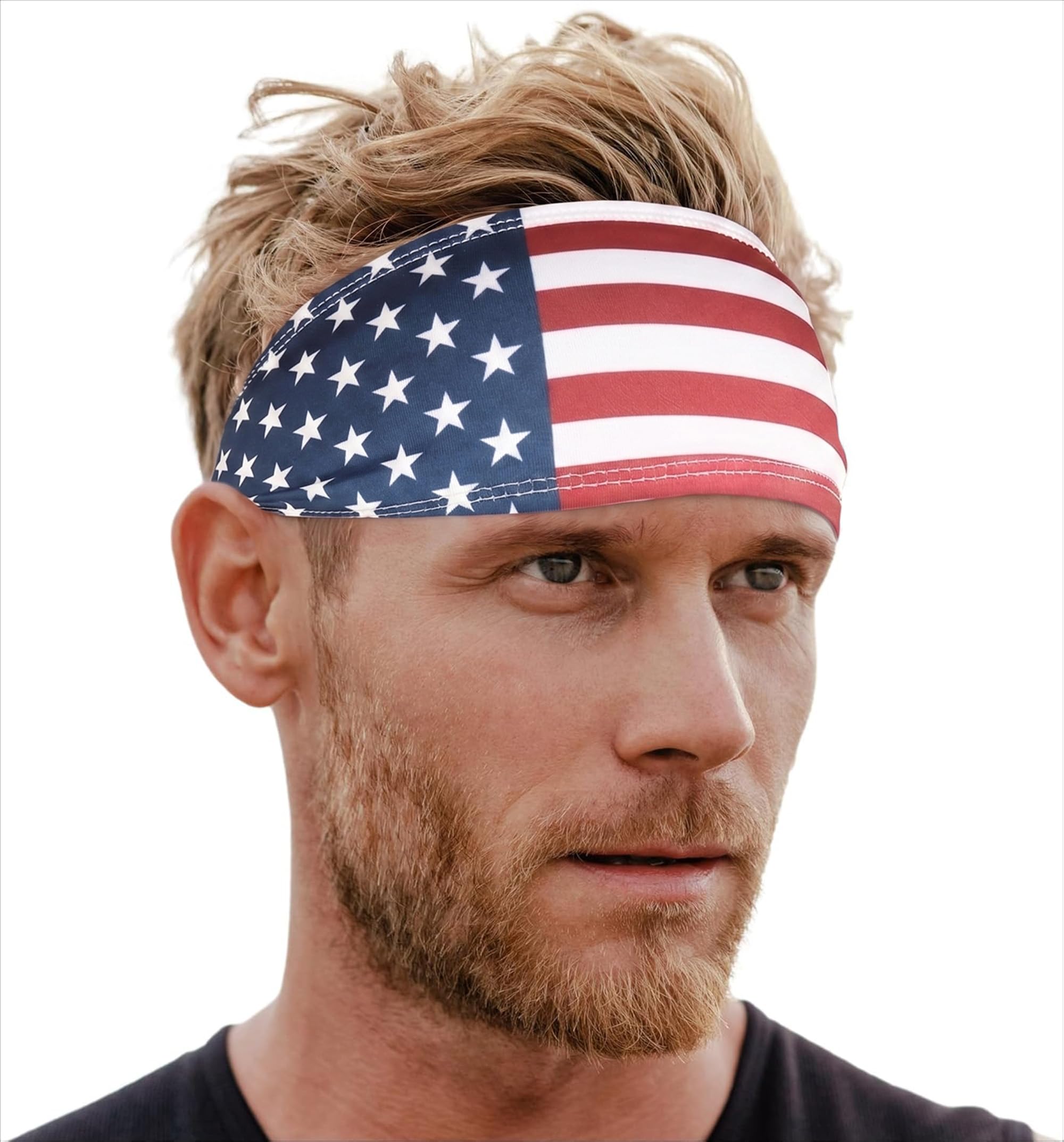 Tough Headwear Mens Headband | Sweat Headbands for Men Women Working Out Running Sports – Athletic Sweat Band Exercise