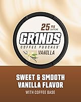 Vista 3 de Bolsas de café Grinds 3 latas de vainilla Sin tabaco, sin nicotina alternativa saludable 18 bolsas por lata