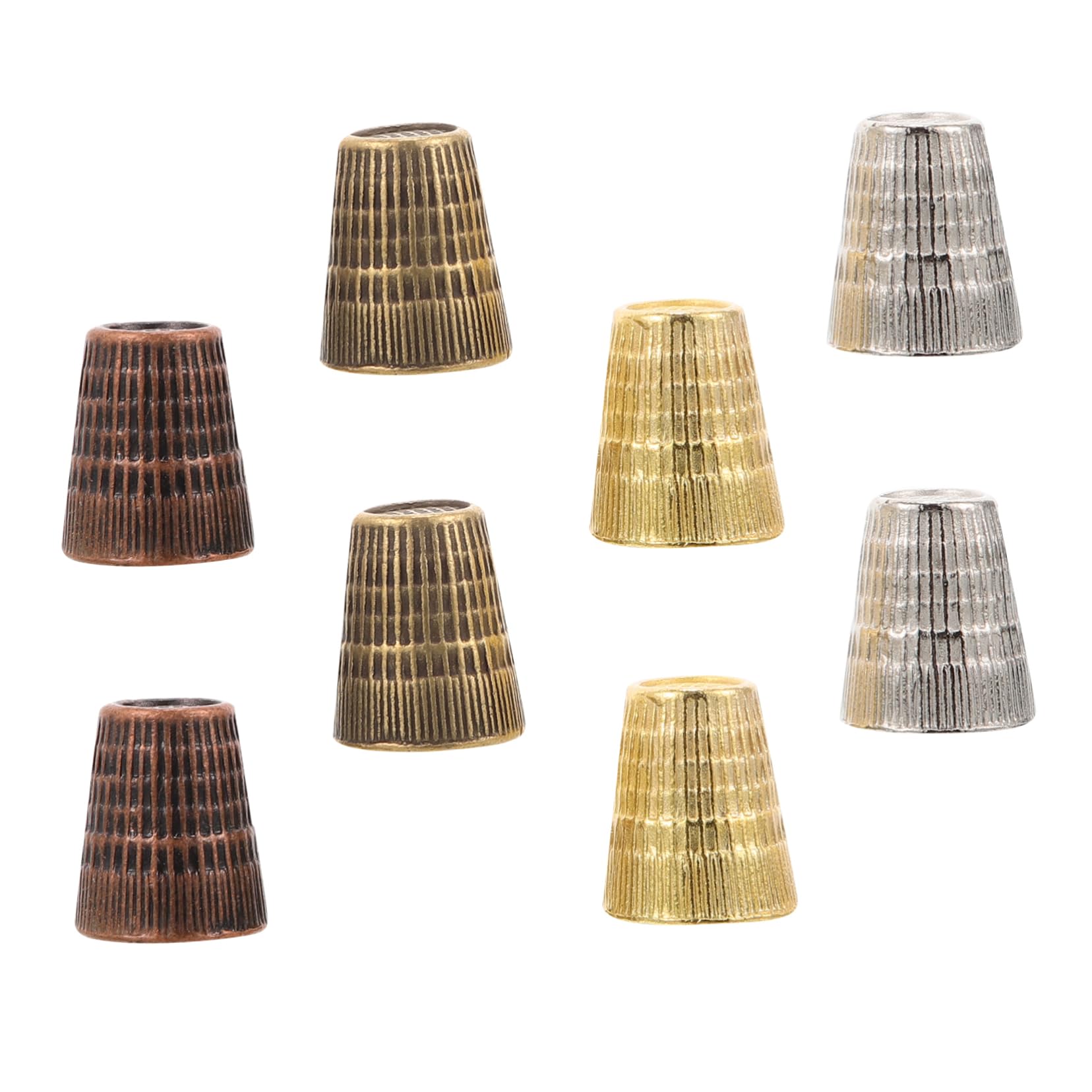 40piezas Dedales De Cobre Para Coser Protector De Dedos Profesional Herramienta De Costura y Duradera Para Manualidades